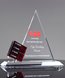 Picture of Red Goal-Setter Triangle Crystal