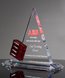Picture of Red Goal-Setter Triangle Crystal