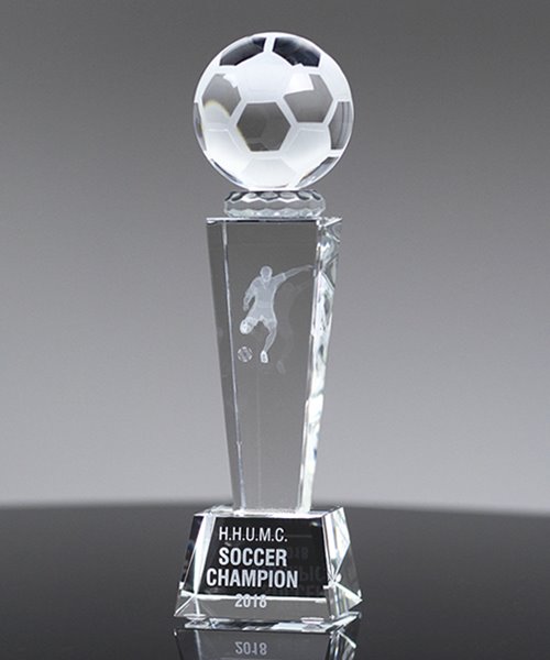 Picture of Crystal Soccer Tower Trophy