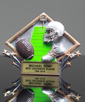 Picture of Football Diamond Plate