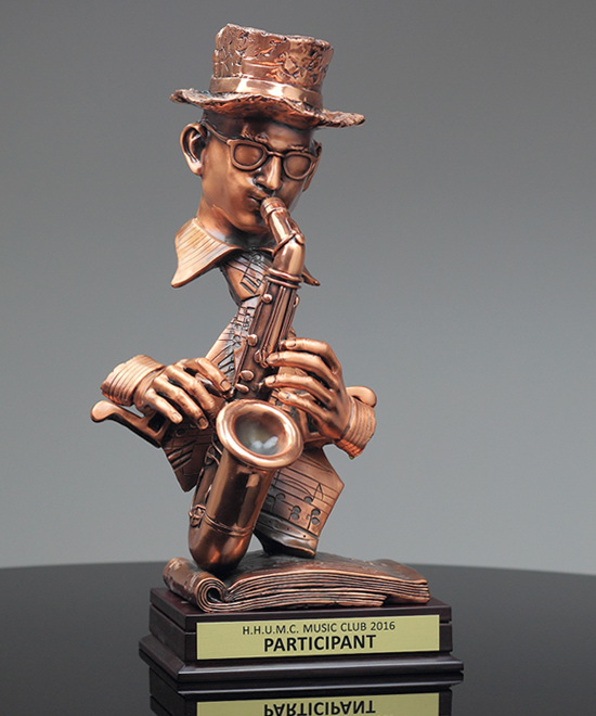 Modern Jazz Band Saxophone Player