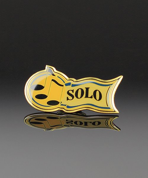 Picture Of Music Solo Pin 