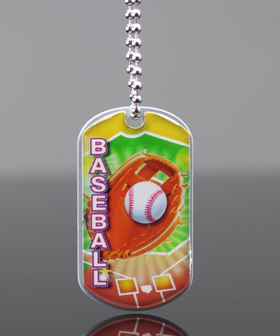 Baseball Dog Tag