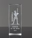 Picture of Collegiate Series Baseball 3D Crystal Trophy