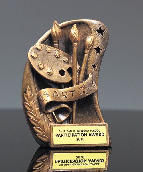 Picture of Acclaim Curve Art Trophy