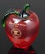 Picture of Red Crystal Apple Paperweight