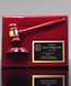 Picture of Rosewood Gavel Plaque with Sound Block