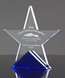 Picture of Azure Crystal Star Award - Sandblasted