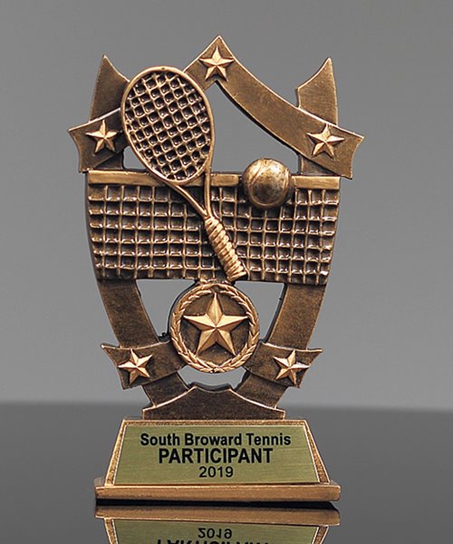 Picture of Star Shield Tennis Trophy