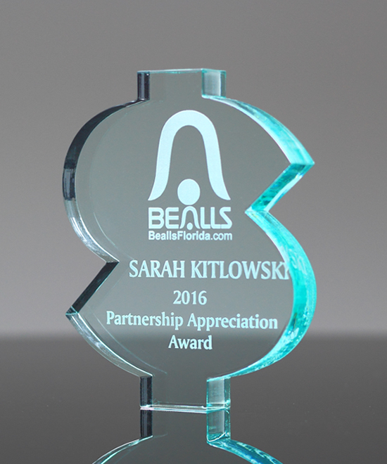 Dollar Sign Acrylic Paperweight | Edco Awards