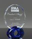 Picture of Indigo Crystal Circle Award - Medium Size