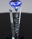 Picture of Blue Diamond Crystal Award - Medium Size