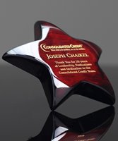 Picture of Rosewood Star Paperweight