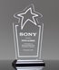 Picture of Acrylic Star Wedge Award