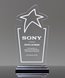 Picture of Acrylic Star Wedge Award
