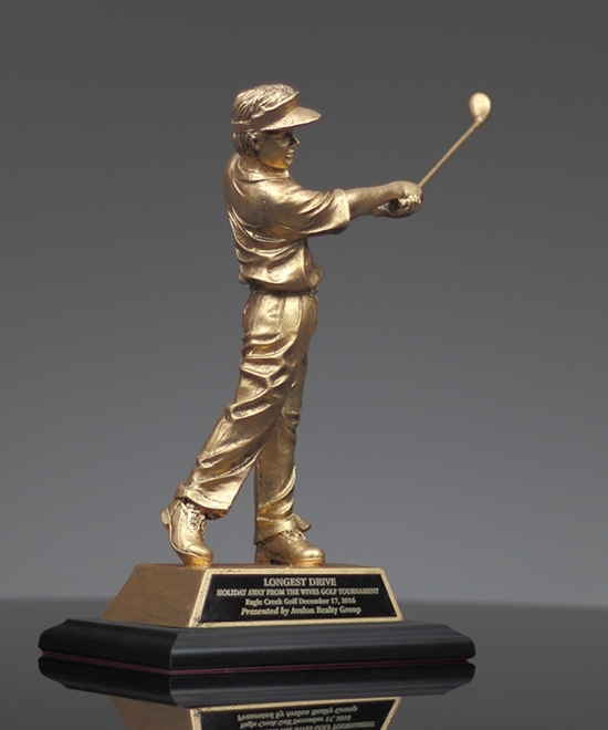 Golf Driver on Base Trophy | Edco Awards
