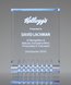 Picture of Legacy Blue Acrylic Award - Small Size