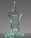 Picture of Pearl Edge Jade Glass Star Award