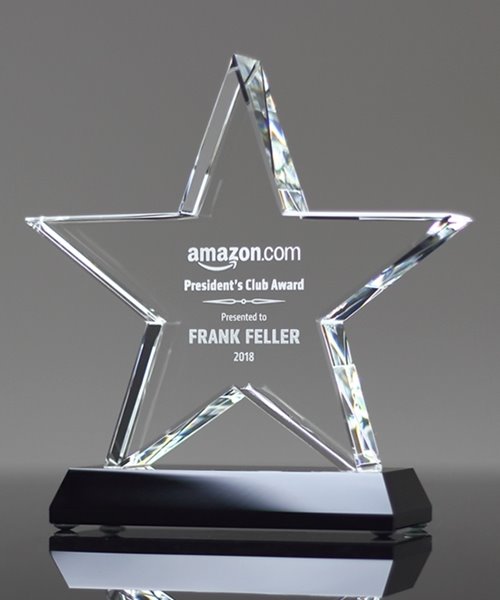 Picture of Signature Crystal Star Award - Small Size