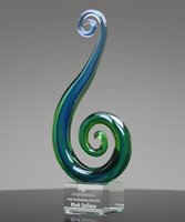 Picture of Art Glass Seaside Swirl