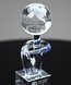 Picture of The Voyager Art Glass World Globe Award