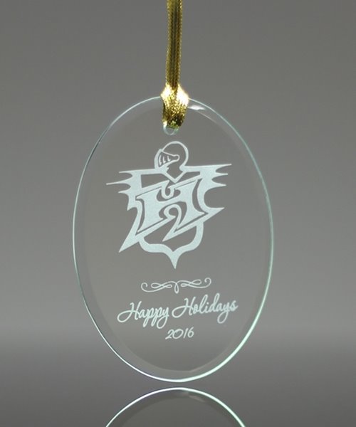 Picture of Glass Oval Tree Ornament