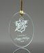 Picture of Glass Oval Tree Ornament