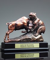 Picture of Bull and Bear Sculpture