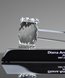 Picture of Faceted Crystal Gavel on Black Base Award