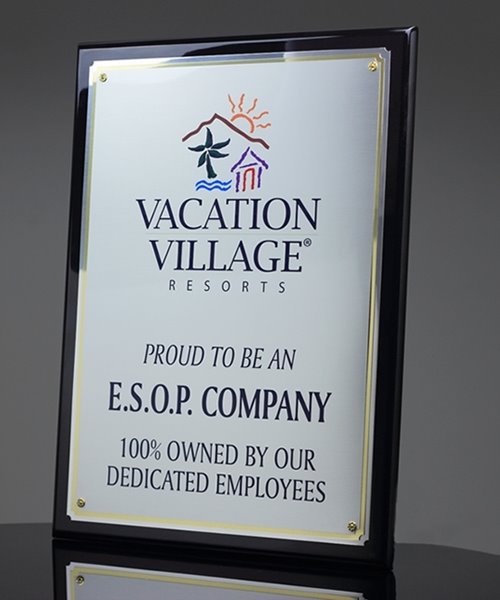 Picture of Large Format Ebony Plaque