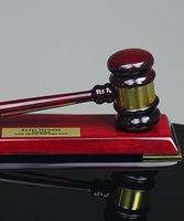 Picture of Deluxe Rosewood Gavel Set