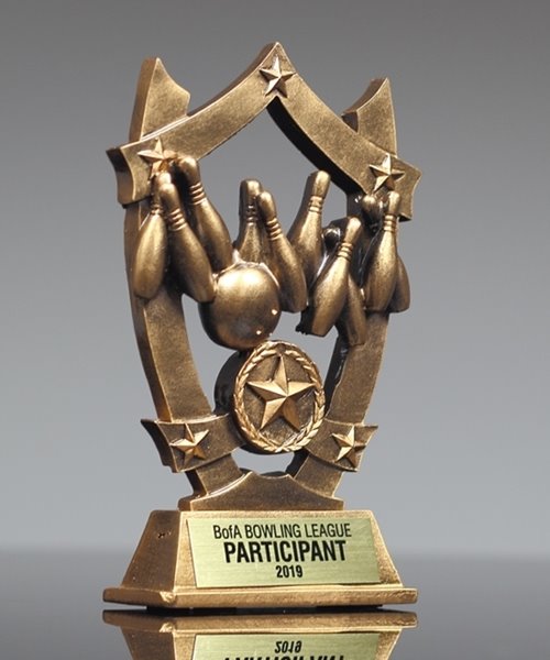 Picture of Star Shield Bowling Trophy