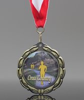Picture of Epoxy-Domed Cross Country Medal