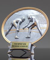 Picture of Silverstone Oval Wrestling Award