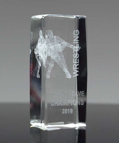 Picture of Collegiate Series 3D Wrestling Crystal