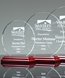 Picture of Acrylic Circle on Rosewood Base Award