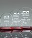 Picture of Acrylic Circle on Rosewood Base Award
