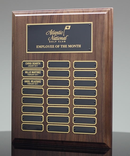 Acknowledgement Perpetual Plaque