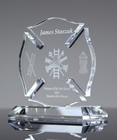 Picture of Crystal Maltese Cross Award