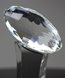 Picture of Large Faceted Crystal Football Trophy