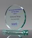 Picture of Classic Jade Glass Circle Trophy