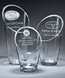 Picture of Luminous Glass Slanted Trophy Vase