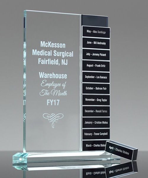 Picture of Distinction Perpetual Glass Award