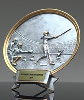 Picture of Silverstone Oval Female Softball Award - Large