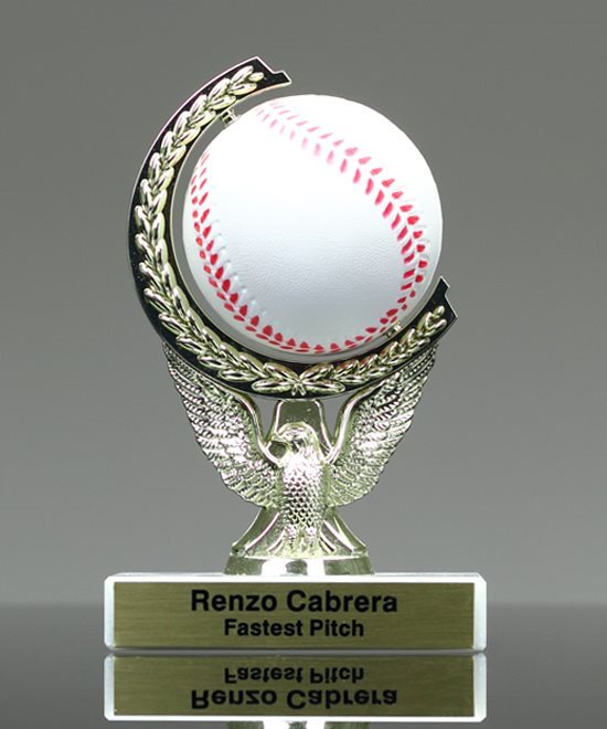 Squeezable Baseball Spinner Trophy