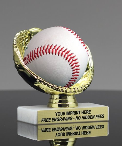 Baseball Ball Holder and Glove Trophies