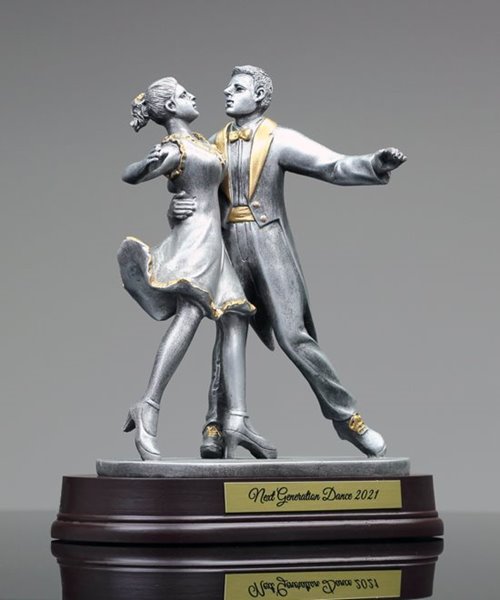 Picture of Ballroom Dancing in Pewter Finish