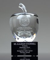 Picture of Classic Crystal Apple Award