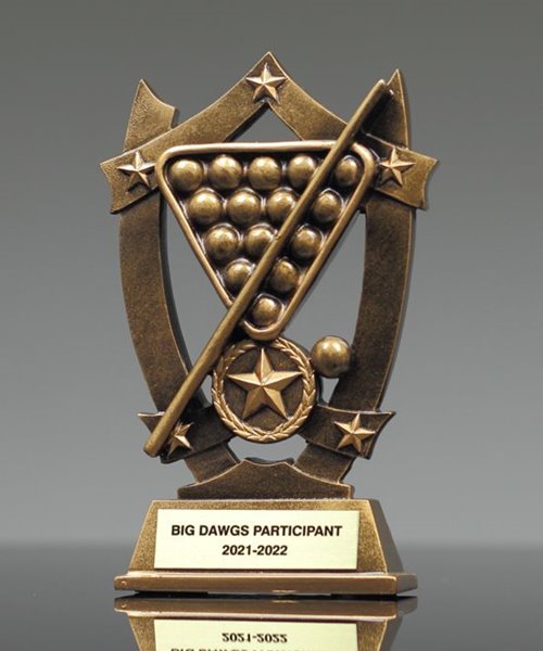 Picture of Star Shield Billiards Trophy