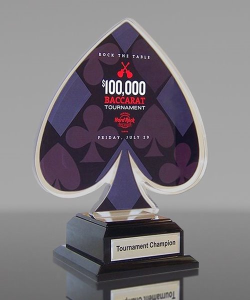 Picture of Logo-Cut Baccarat Award
